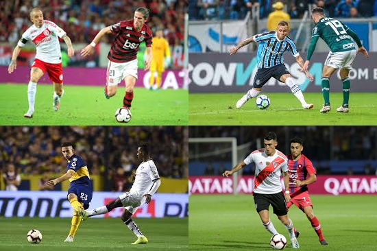 Brasileiros e Argentinos reforçam hegemonia no futebol sul-americano