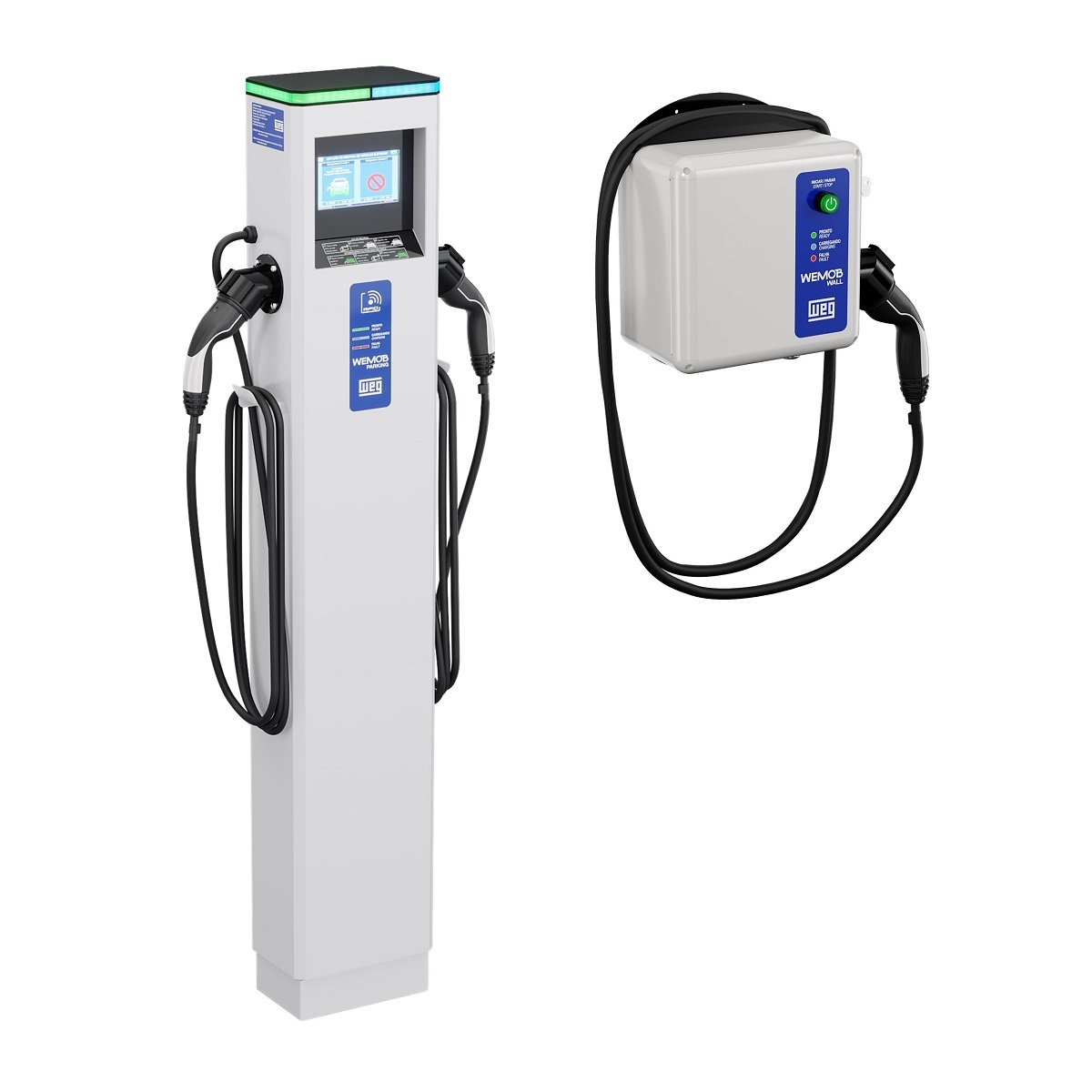 Weg lança linha de estações de recarga de veículos elétricos