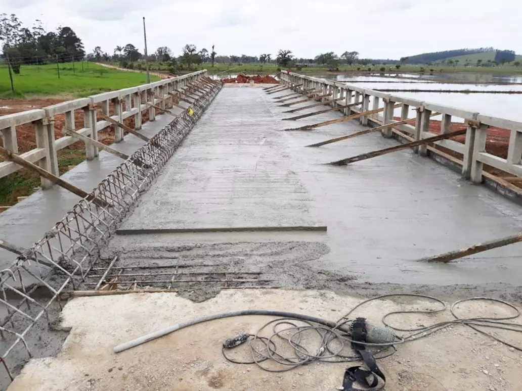 Parceria possibilita conclusão de uma ponte intermunicipal