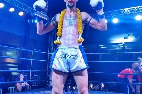 Tiago Baader vence luta de Muay Thai em São Leopoldo Tiago Baader vence luta de Muay Thai em São Leopoldo
