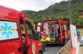 Colisão entre carros deixa homem ferido na BR-280 em Guaramirim