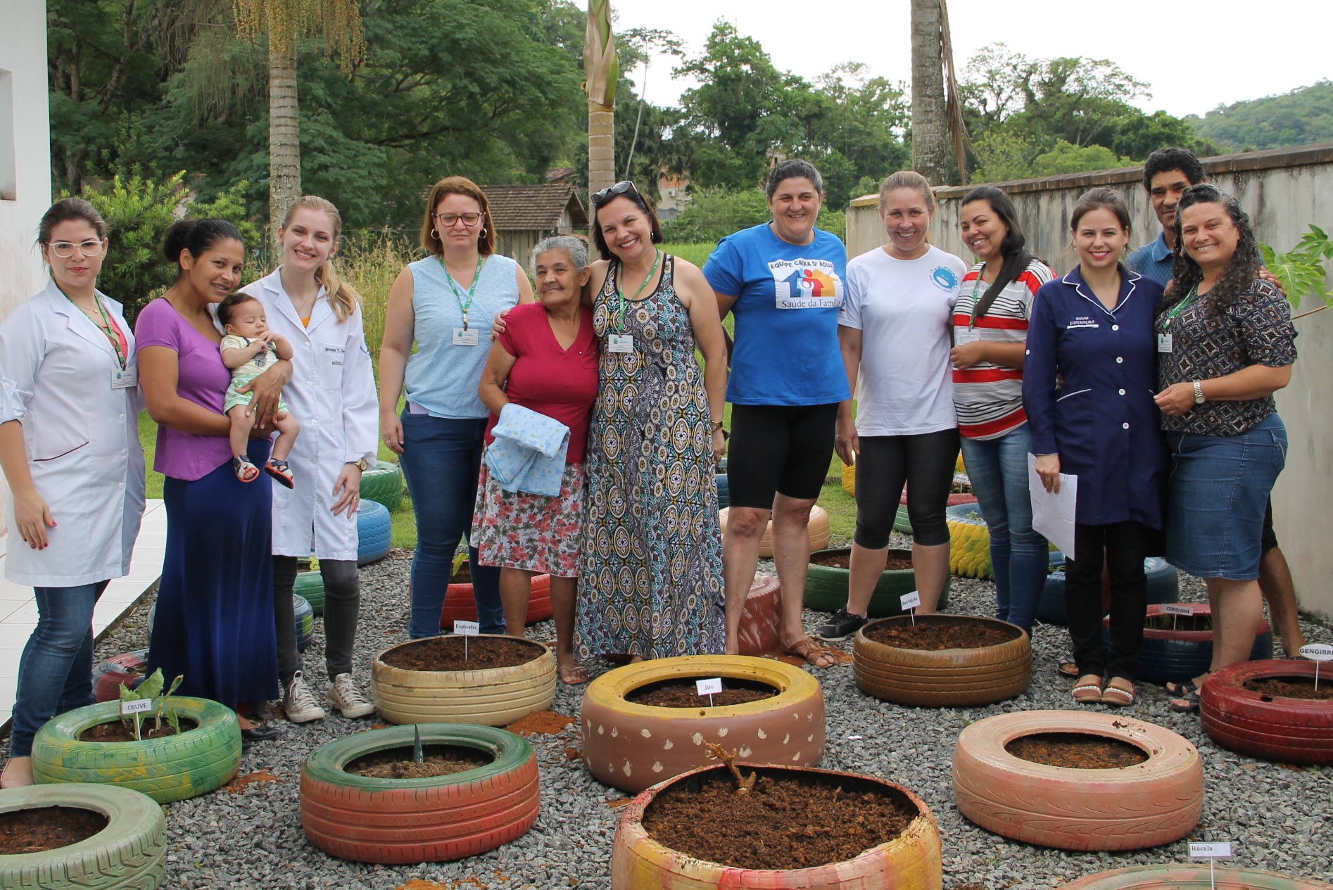 Projeto Horta e Cozinha Medicinal  é inaugurada na ESF Caixa D’Água