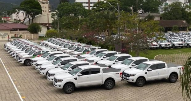 Polícia Militar de SC entrega 122 novas viaturas Polícia Militar de SC entrega 122 novas viaturas