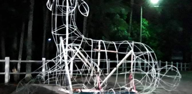 Finalizada a primeira etapa da escultura “Cordeiro de Deus Finalizada a primeira etapa da escultura “Cordeiro de Deus