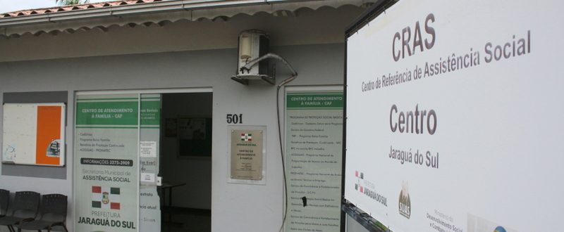 Cras Centro e CadÚnico atendem em novo endereço em Jaraguá do Sul