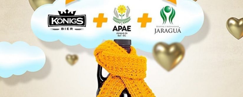 Königs Bier realiza a campanha do agasalho e dá chope de presente em Jaraguá do Sul Königs Bier realiza a campanha do agasalho e dá chope de presente em Jaraguá do Sul