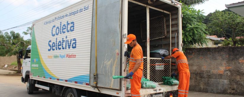 Coleta seletiva de resíduos se aproxima dos 60% de adesão em Jaraguá do Sul Coleta seletiva de resíduos se aproxima dos 60% de adesão em Jaraguá do Sul