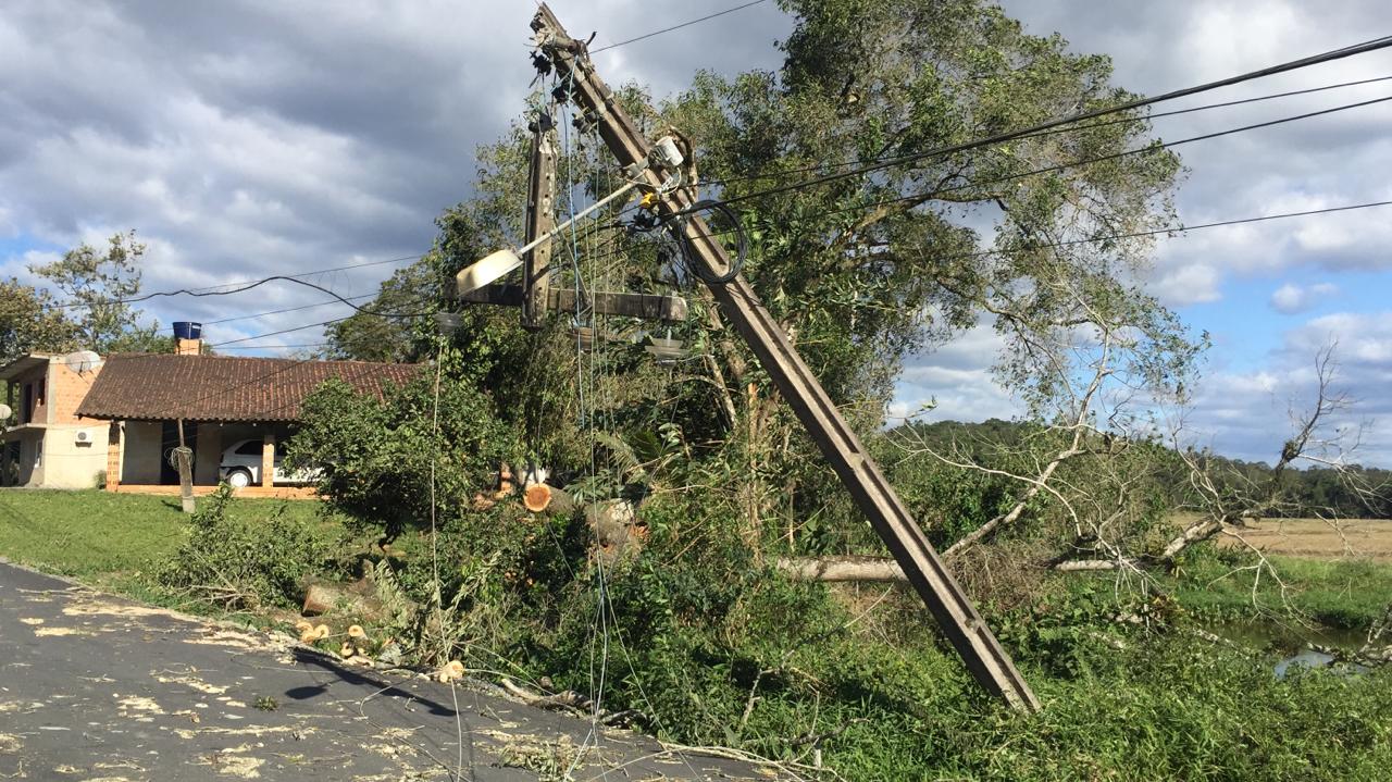 Ciclone bomba causou prejuizo de R$ 18,3 milhões em Guaramirim