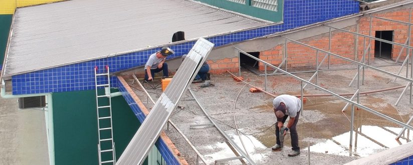 Mais duas reformas de escolas entram na fase de conclusão em Jaraguá Mais duas reformas de escolas entram na fase de conclusão em Jaraguá