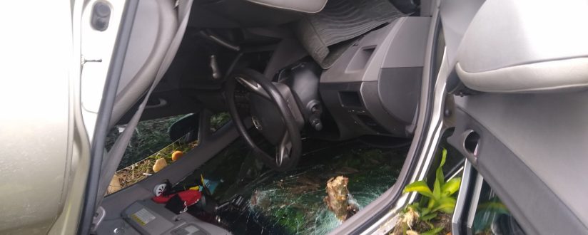 Homem capota carro após sofrer mal súbito em Schroeder Homem capota carro após sofrer mal súbito em Schroeder