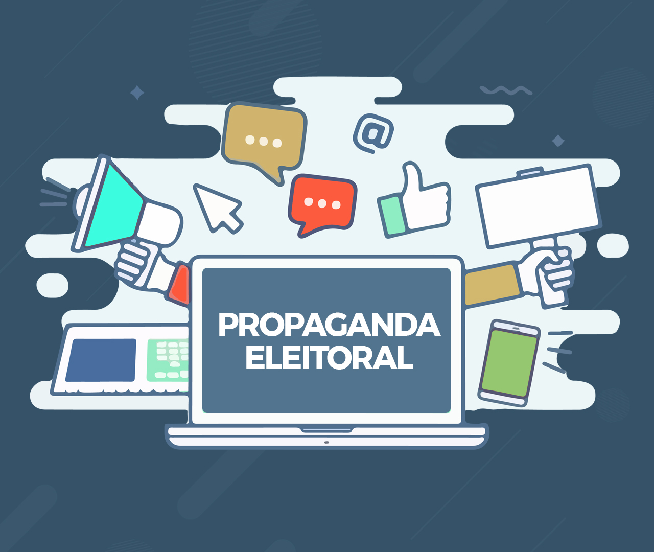 Propaganda eleitoral nas ruas termina às 22h deste sábado (14)