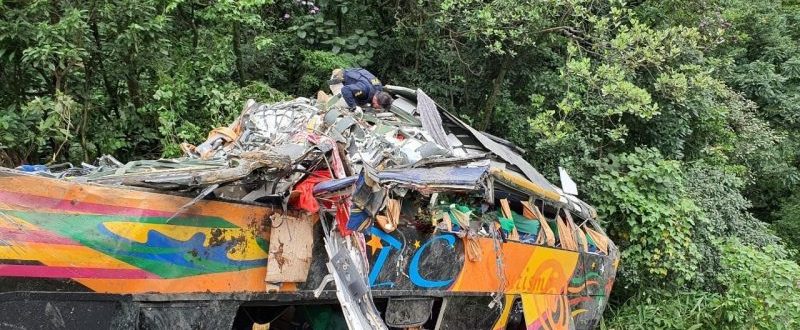 ATUALIZAÇÃO: cinco vítimas do acidente no Paraná tiveram alta, quatro continuam internadas e um permanece em estado grave no hospital São José em Joinville ATUALIZAÇÃO: cinco vítimas do acidente no Paraná tiveram alta, quatro continuam internadas e um permanece em estado grave no hospital São José em Joinville
