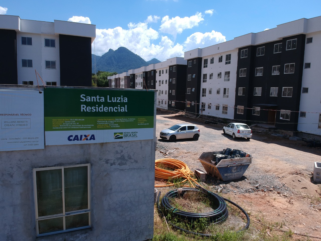 Em obras há cinco anos, residencial Santa Luzia deve ser entregue em agosto deste ano