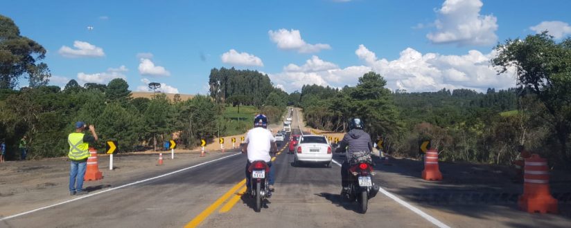 Acaba de ser liberado o acesso da BR 280 entre Mafra e Três Barras Acaba de ser liberado o acesso da BR 280 entre Mafra e Três Barras