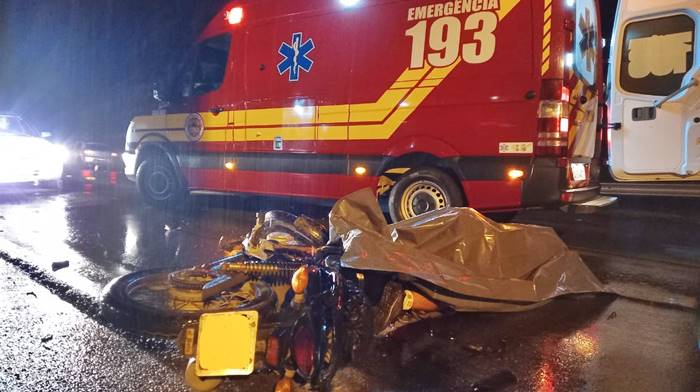Acidente na BR 280 deixa um ferido e uma vítima fatal na noite dessa quinta-feira