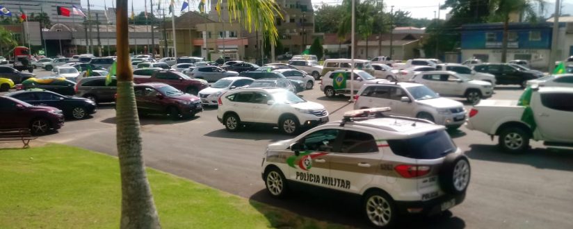 Tarde de manifestações e carreatas com buzinaço contra a corrupção e apoio ao Governo Bolsonaro Tarde de manifestações e carreatas com buzinaço contra a corrupção e apoio ao Governo Bolsonaro
