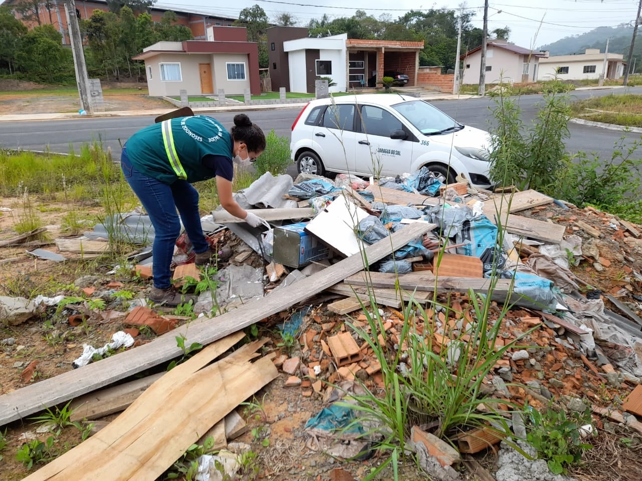 Focos do mosquito da dengue quintuplicam comparados a 2020 em Jaraguá do Sul