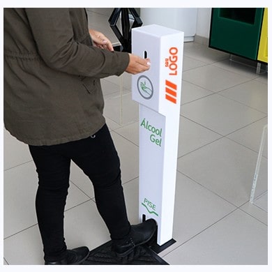 Jair Pedri sugere instalação de totens de álcool em gel em locais públicos de Jaraguá do Sul