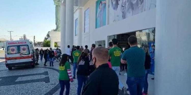 [VÍDEO] Quatro homens armados tentaram roubar Havan de Joinville na manhã desta terça-feira