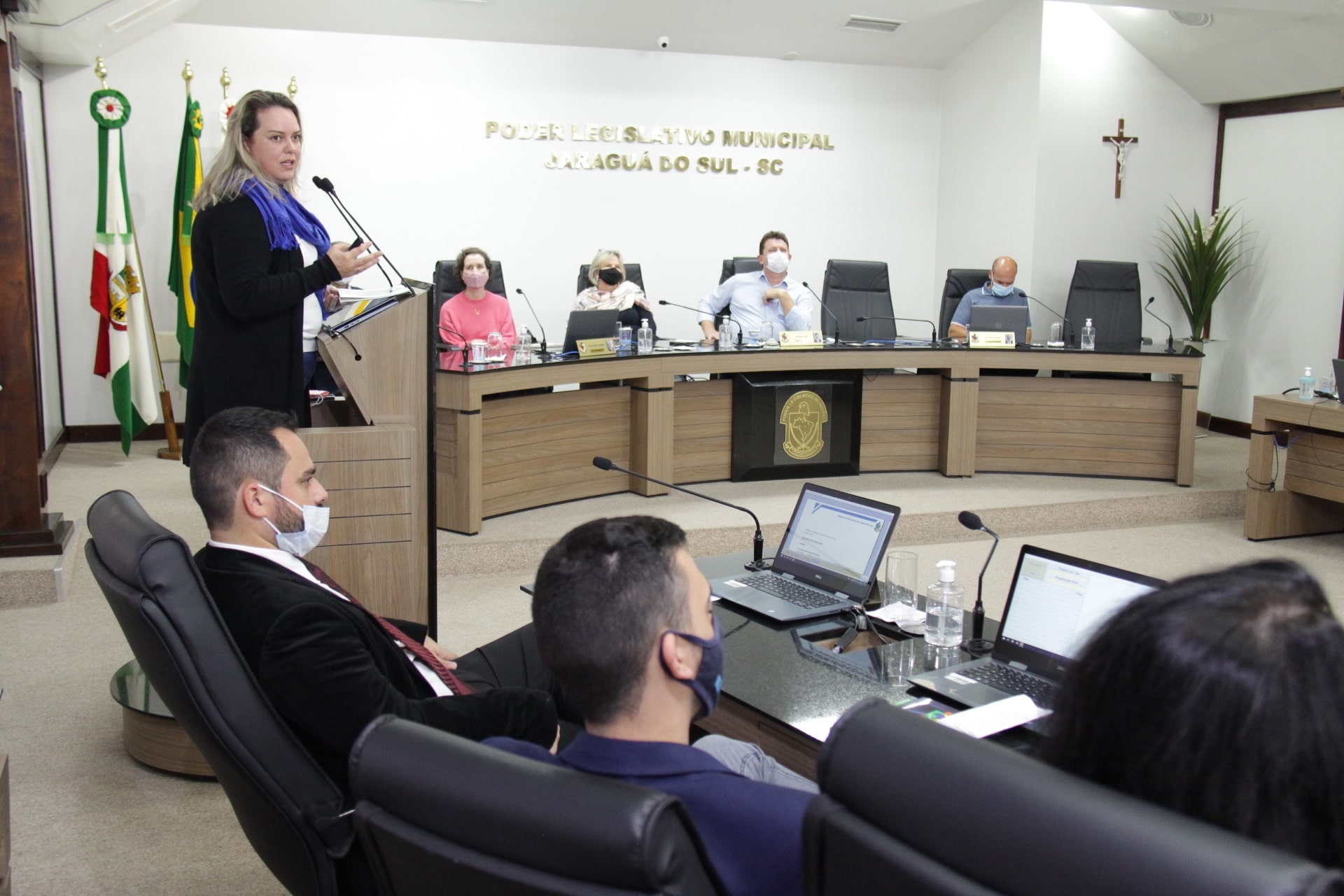 Vereadores de Jaraguá do Sul conhecem como serão as mudanças em praça