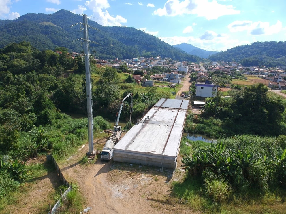 Empresa autorizada a construir acessos à nova ponte da Barra do Rio Cerro em Jaraguá do Sul
