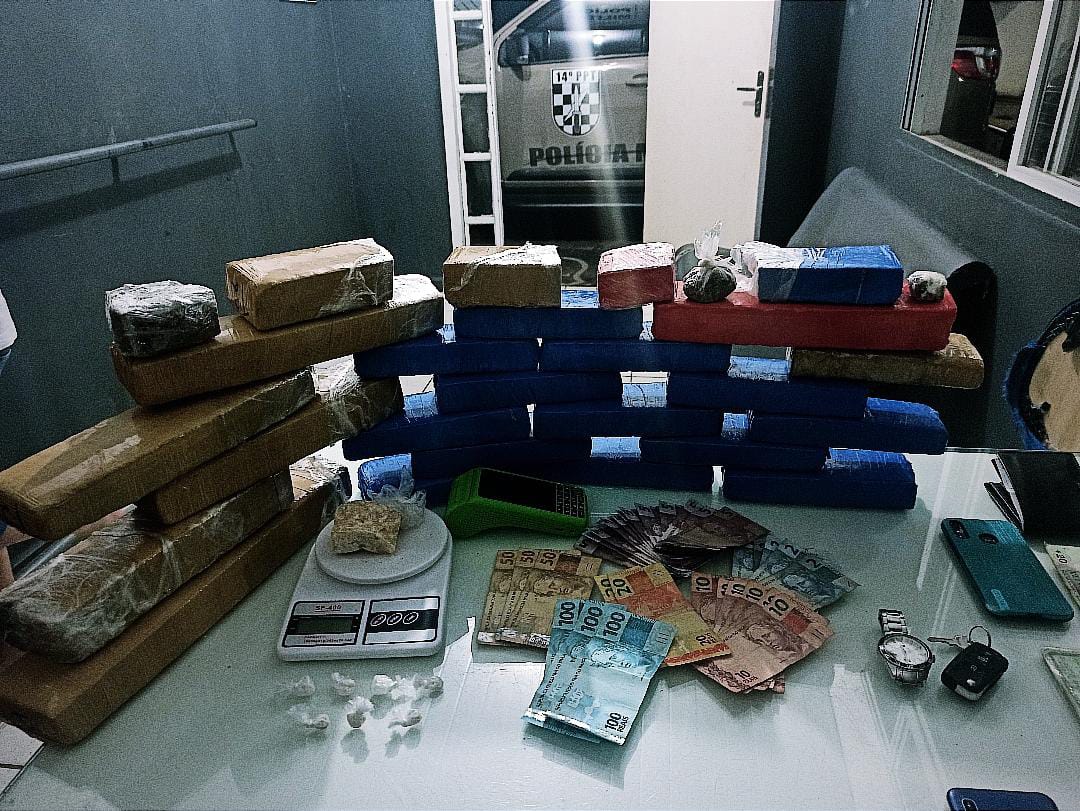 Casal é preso por tráfico de drogas em Guaramirim