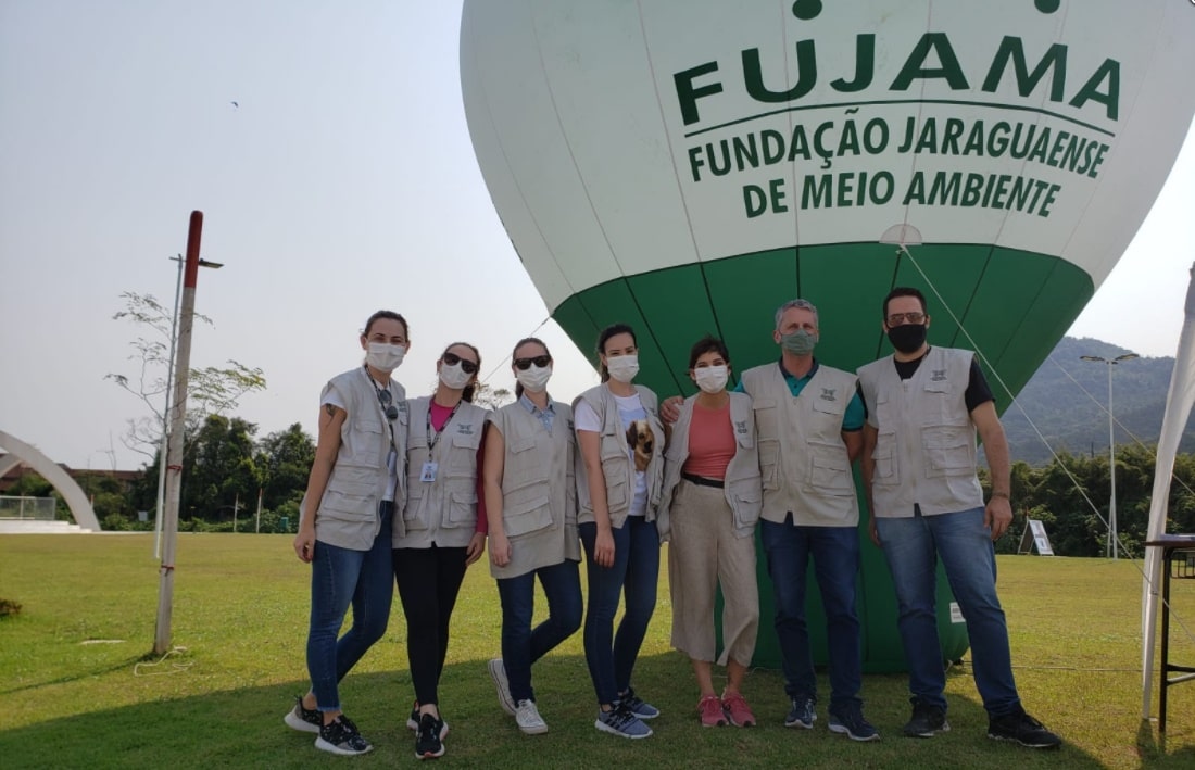 Três cães e um gato foram adotados em feira promovida pela Fujama