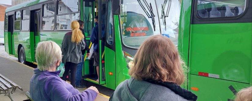 Ônibus voltam a circular em Jaraguá do Sul aos sábados Ônibus voltam a circular em Jaraguá do Sul aos sábados