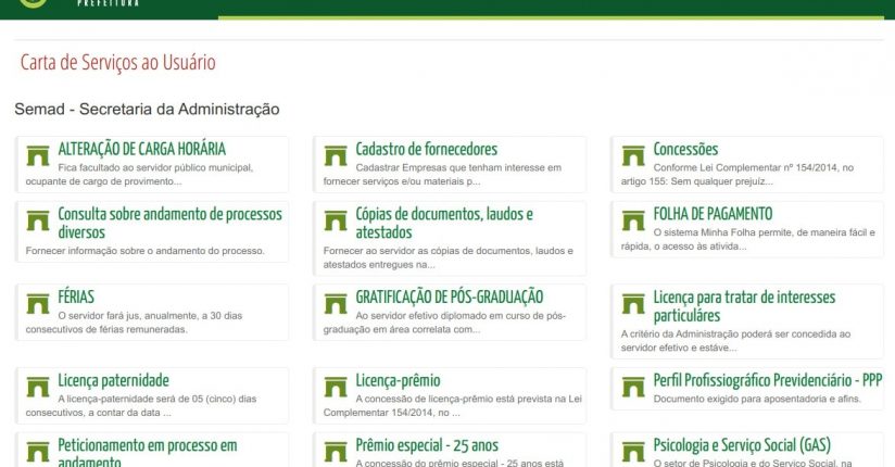Prefeitura de Jaraguá do Sul disponibiliza Carta de Serviços Prefeitura de Jaraguá do Sul disponibiliza Carta de Serviços