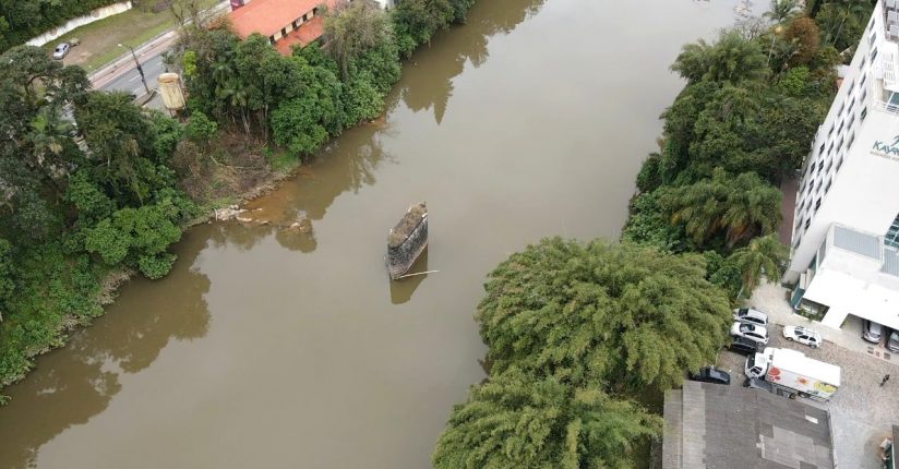 Construção da ponte estaiada sobre o Itapocu começa em alguns dias em Jaraguá do Sul Construção da ponte estaiada sobre o Itapocu começa em alguns dias em Jaraguá do Sul