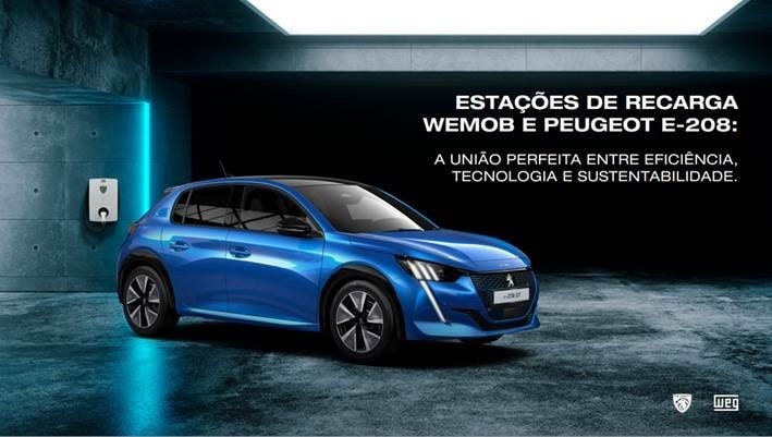 WEG é certificada pela Peugeot para instalações de recarga elétrica