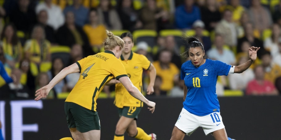 Seleção brasileira feminina pressiona Austrália e empata amistoso em Sidney