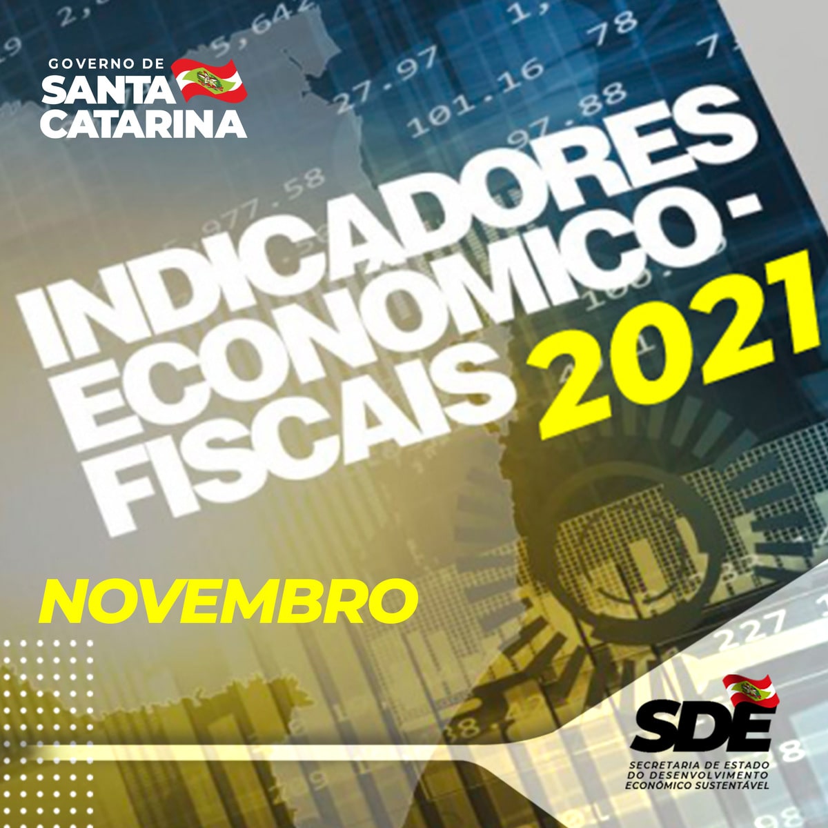 Santa Catarina divulga boletim atualizado dos indicadores econômicos
