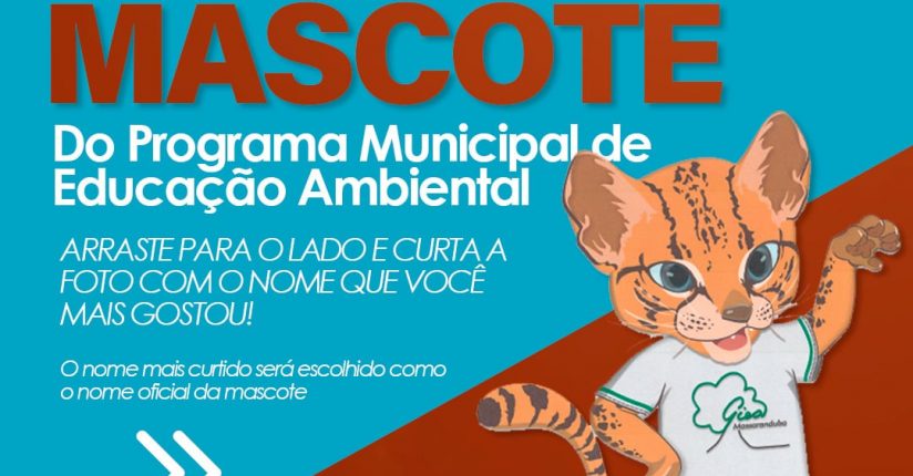 Público escolhe o nome da mascote da educação ambiental da Capital do Arroz Público escolhe o nome da mascote da educação ambiental da Capital do Arroz