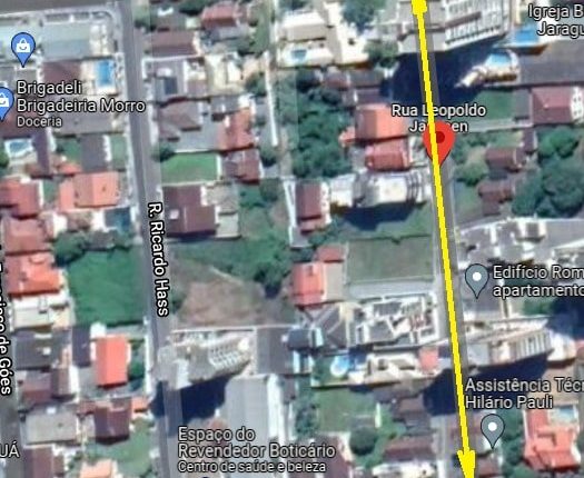 Rua Leopoldo Janssen em Jaraguá está parcialmente interditada nesta terça Rua Leopoldo Janssen em Jaraguá está parcialmente interditada nesta terça