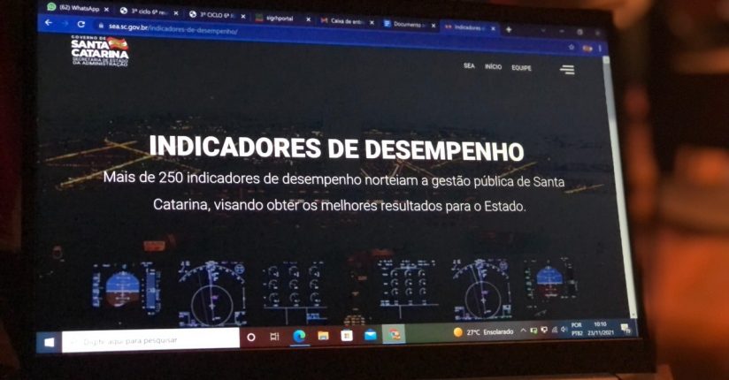 Santa Catarina começa avaliações nos indicadores de desempenho e resultados Santa Catarina começa avaliações nos indicadores de desempenho e resultados