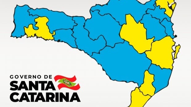 Vale do Itapocu permanece no nível moderado para Covid Vale do Itapocu permanece no nível moderado para Covid