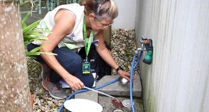 Agentes de endemias de Jaraguá elaboram levantamento sobre mosquito Aedes aegypti Agentes de endemias de Jaraguá elaboram levantamento sobre mosquito Aedes aegypti