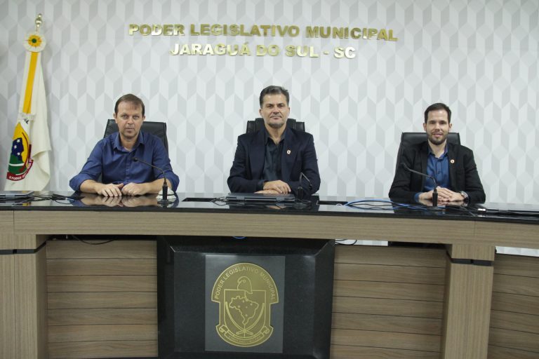Eleita nova mesa diretora da Câmara de Vereadores de Jaraguá do Sul