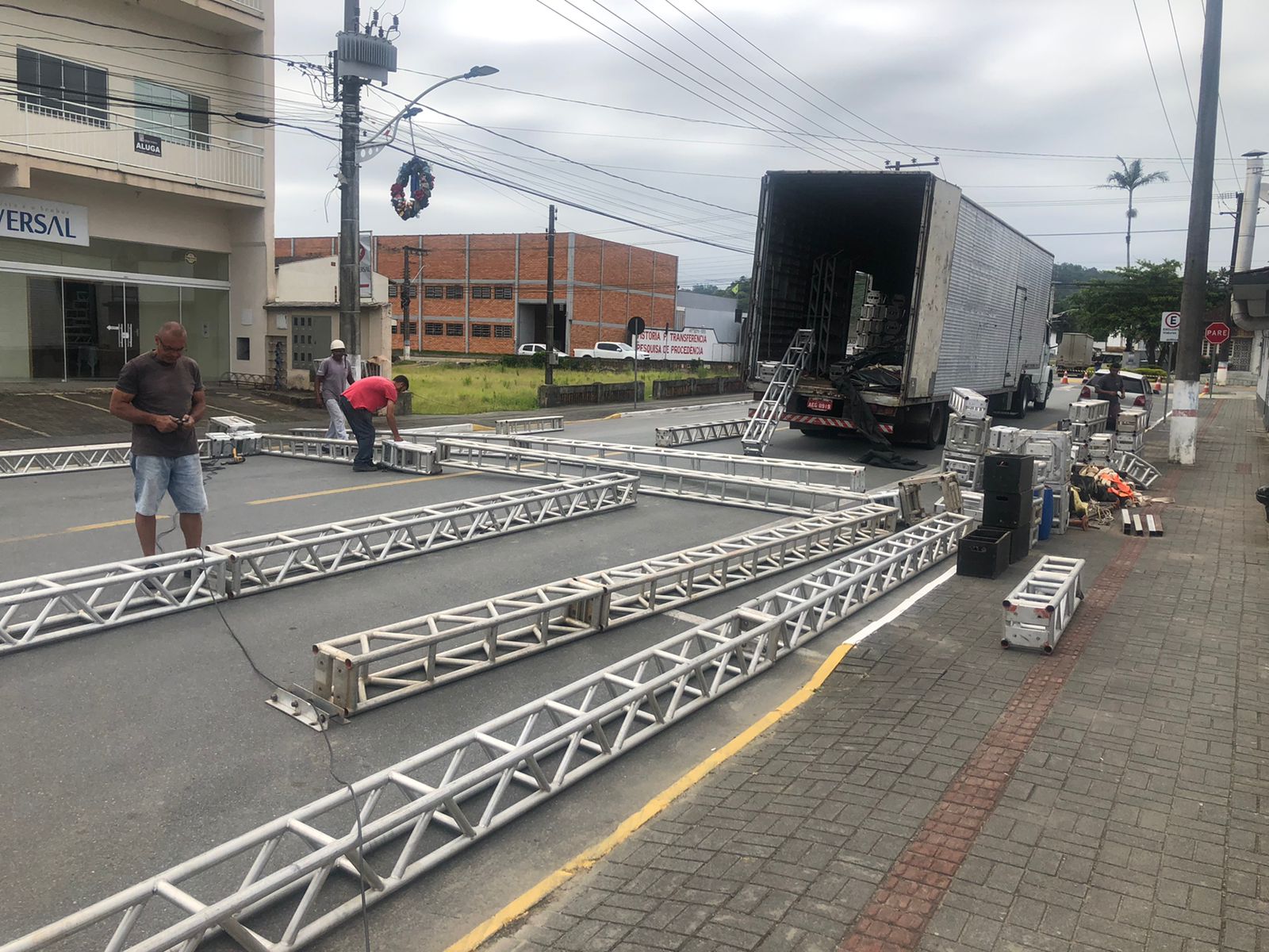 Trecho da rua Irineu Vilela Veiga ficará interditado nos próximos dias em Guaramirim