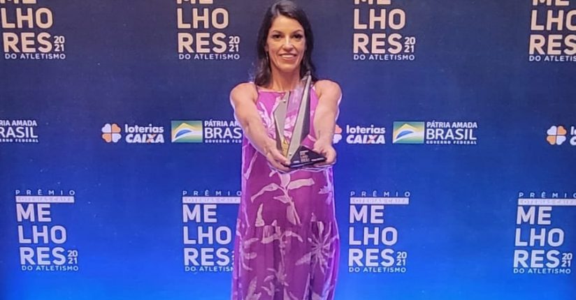 [VÍDEO] Simone Ferraz recebe prêmio “Atleta da Galera” da Confederação Brasileira de Atletismo