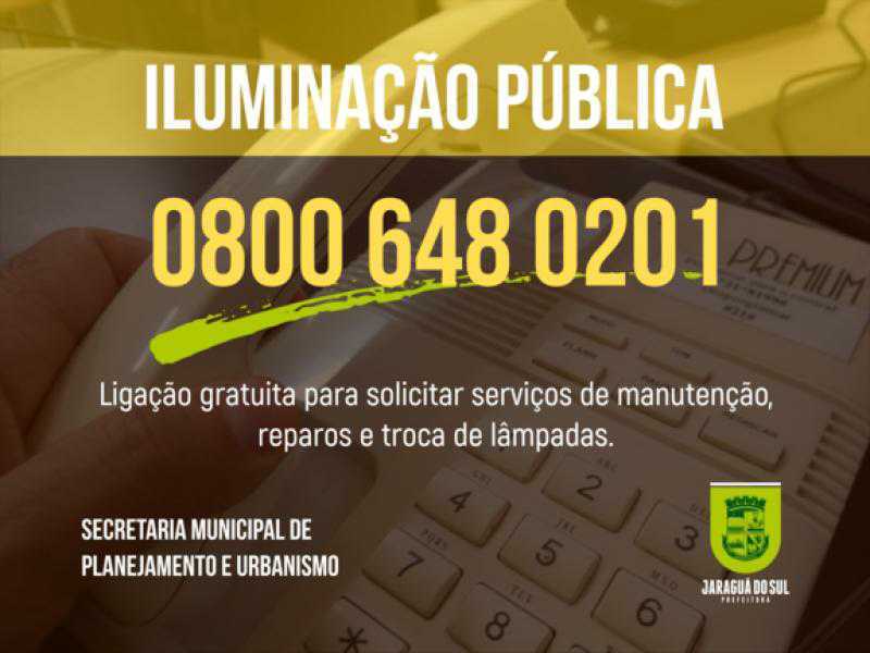 Confira como solicitar ouvidoria e iluminação pública em Jaraguá durante fim do ano
