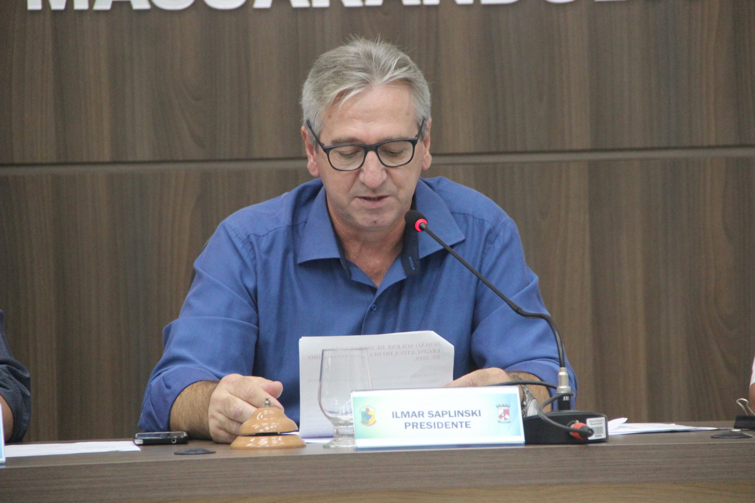 Ilmar Saplinski é eleito presidente da Câmara de Vereadores de Massaranduba