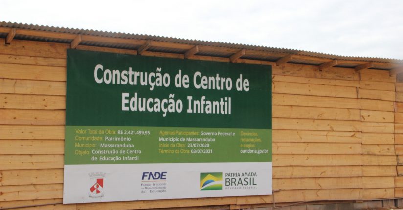 CEI do bairro Patrimônio em Massaranduba terá nova empresa para concluir a obras