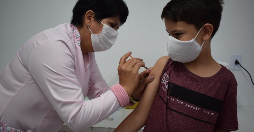 Liberado agendamento da vacina pediátrica para crianças a partir de sete anos em Guaramirim