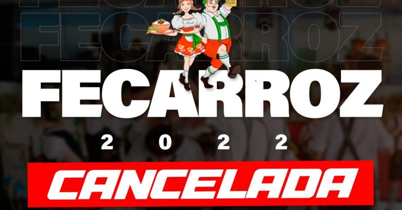Fecarroz 2022 está cancelada em Massaranduba