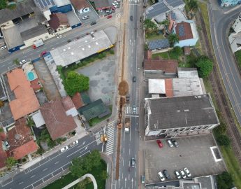 Samae segue com obras na Avenida Getúlio Vargas em Jaraguá