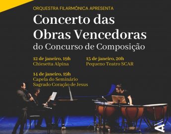 Obras inéditas serão apresentadas pela Orquestra Filarmônica esta semana em Jaraguá