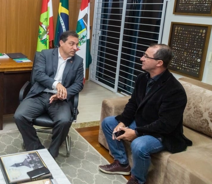 Luís Antônio Chiodini comemora volume de emendas para Guaramirim