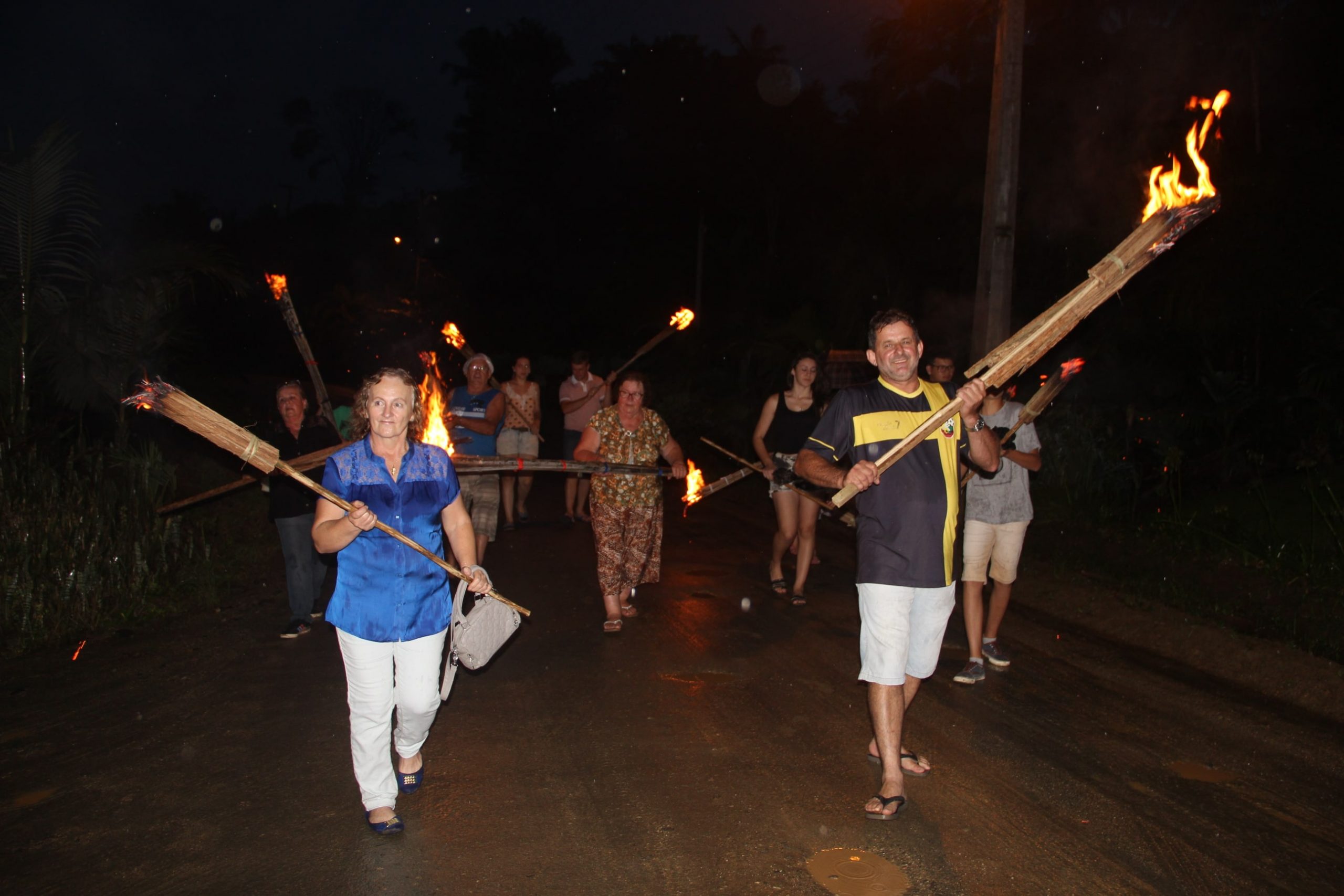 Procissão das tochas é nesta quarta-feira no 2º Braço do Norte em Massaranduba